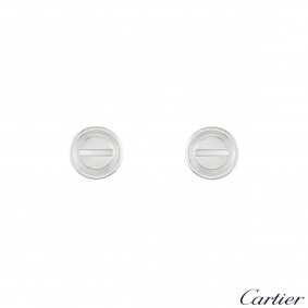 Cartier White Gold Love Earrings B8301256